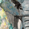 elephant painting close up