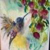 watercolor hummingbird 3